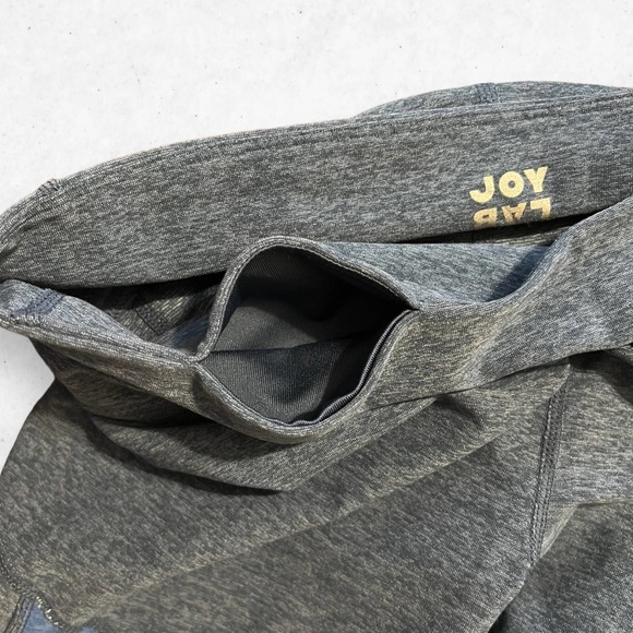 JoyLab Capri Leggings Women's Size M Blue Patchwork Legs Low Mid Rise - Picture 5 of 9